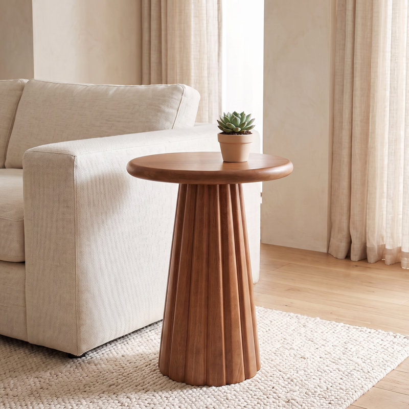 Hexton Solid Wood Side Table