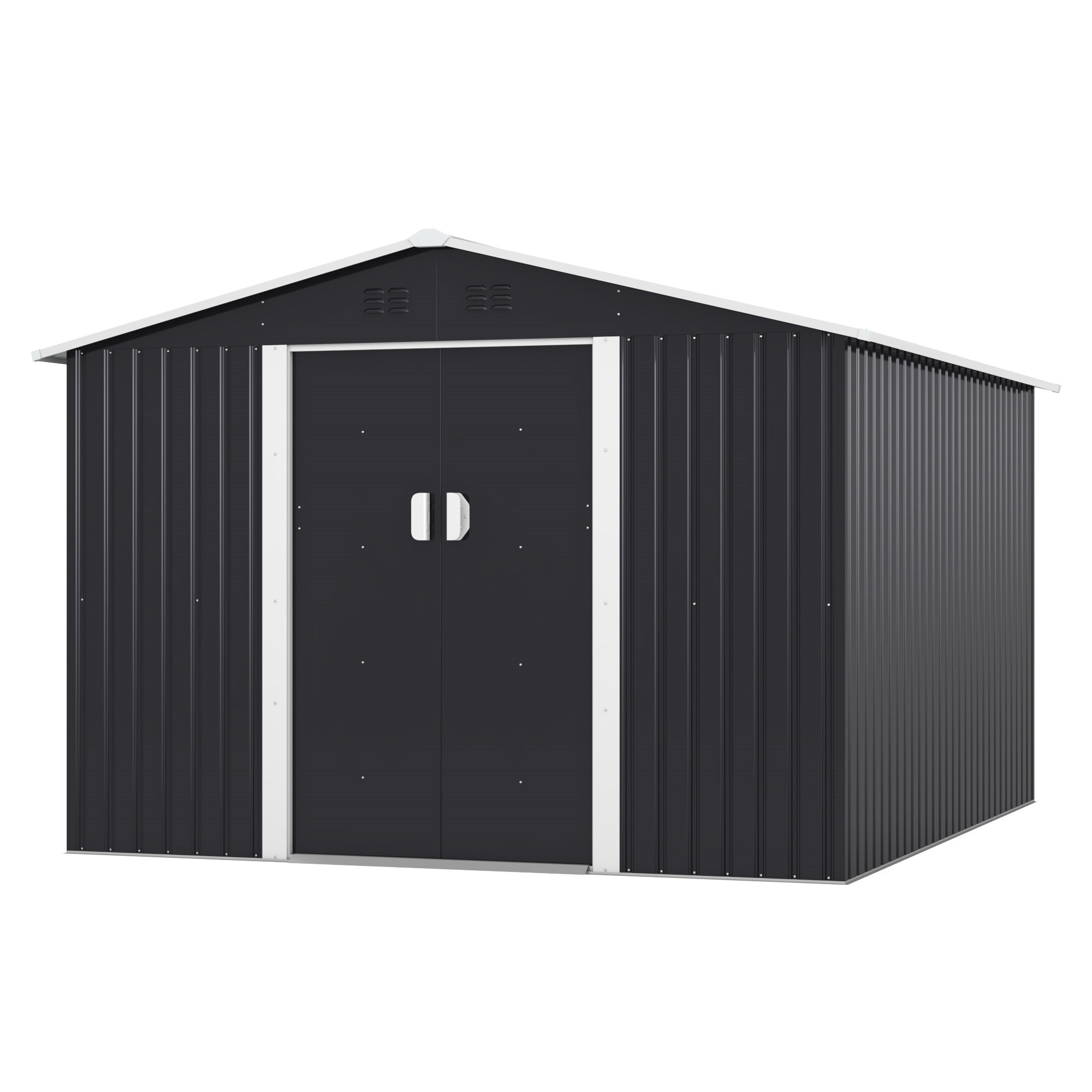 A WELL 9 1 X 10 5 Outdoor Metal Storage Shed Garden Tool Shed a-well-9-1-x-10-5-outdoor-metal-storage-shed-garden-tool-shed