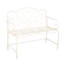 Banc de jardin extérieur - blanc
