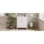 Meuble-lavabo de 30 po avec lavabo en céramique, porte à fermeture douce et tablettes réglables-27431649