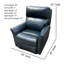 Fauteuil inclinable et berçant en cuir Stardust-109743258-102032115