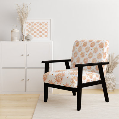 Chaise rembourrée moderne - fauteuil boho mandala