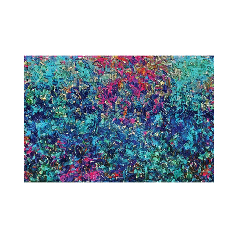 Floral 32 by Heather Offord - Wrapped Canvas Print, 20.32cm H x 30.48cm W x 1.905cm D