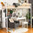 Blume Juliano 71.5" Steel Bed Frame-1666465306