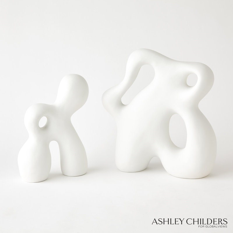 Ronan Sculpture-Matte White-Lg