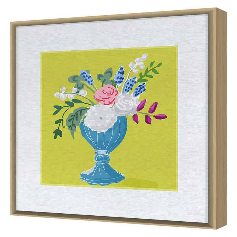 Vase 3 Print by Dana Gibson, 50" H x 50" W x 1.63" D, Maple