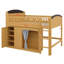 Lit mezzanine avec garde-robe, armoire de rangement-1242013192