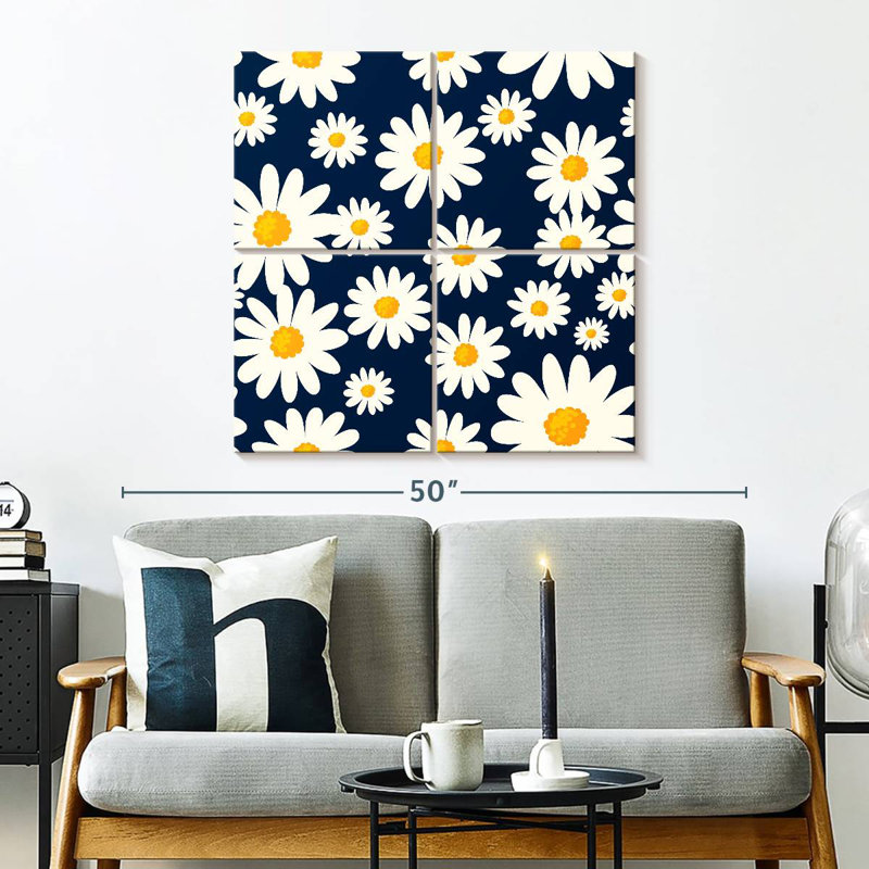 Harnek Daisy Pattern, 32" H x 32" W