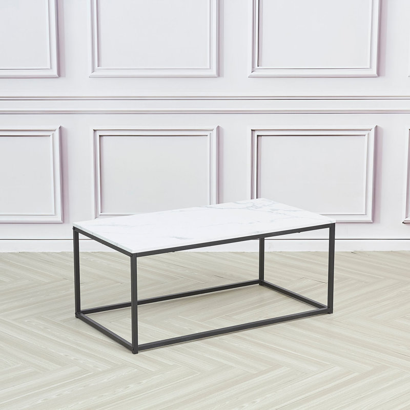 Rene Frame Coffee Table, Marble