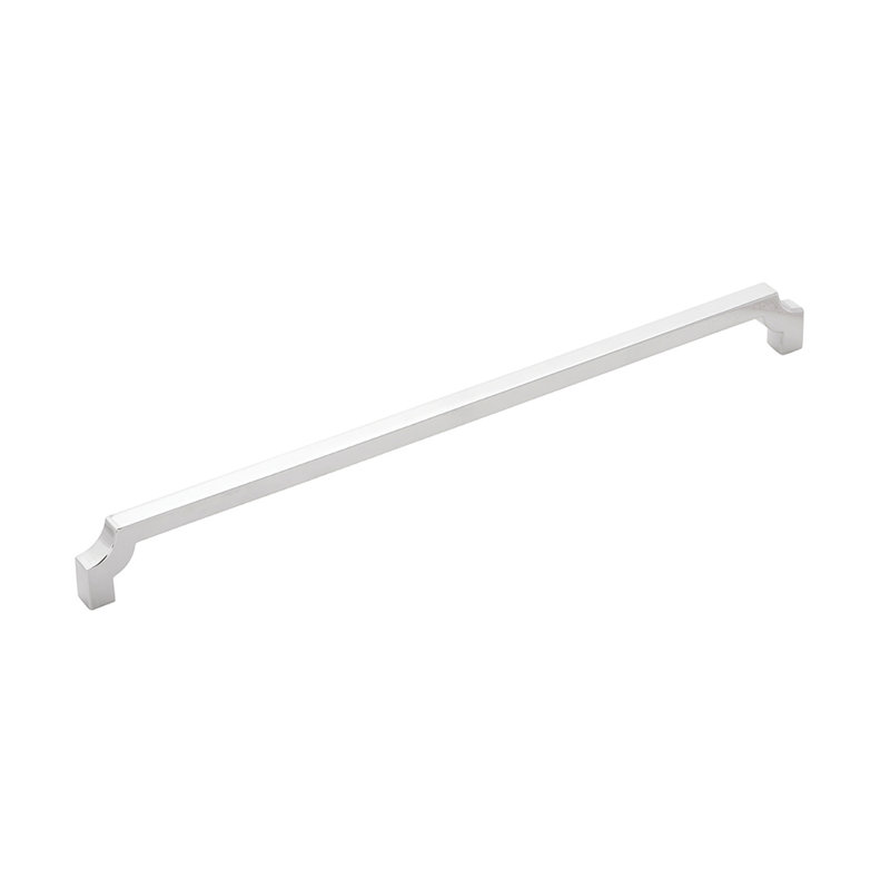 Monarch Collection Pull - Cabinet Pull - Transitional Hardware for Drawers & Cabinets, Chrome, 12"