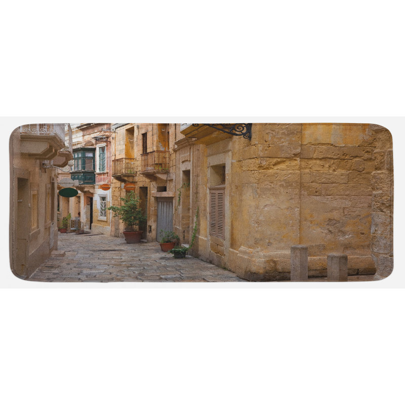 Tapis de cuisine brun Old Sand