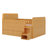Full Size Wooden Storage Bed Frame With LED Headboard Light & Storage Drawers-1722280805