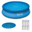 Piscine gonflable ronde Intex, couverture solaire ronde pour piscine 18 'et filtre de type A (paquet de 6)
