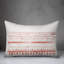  Coussin lombaire à motif géométrique à deux côtés
