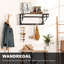 Floating Shelf with Hooks