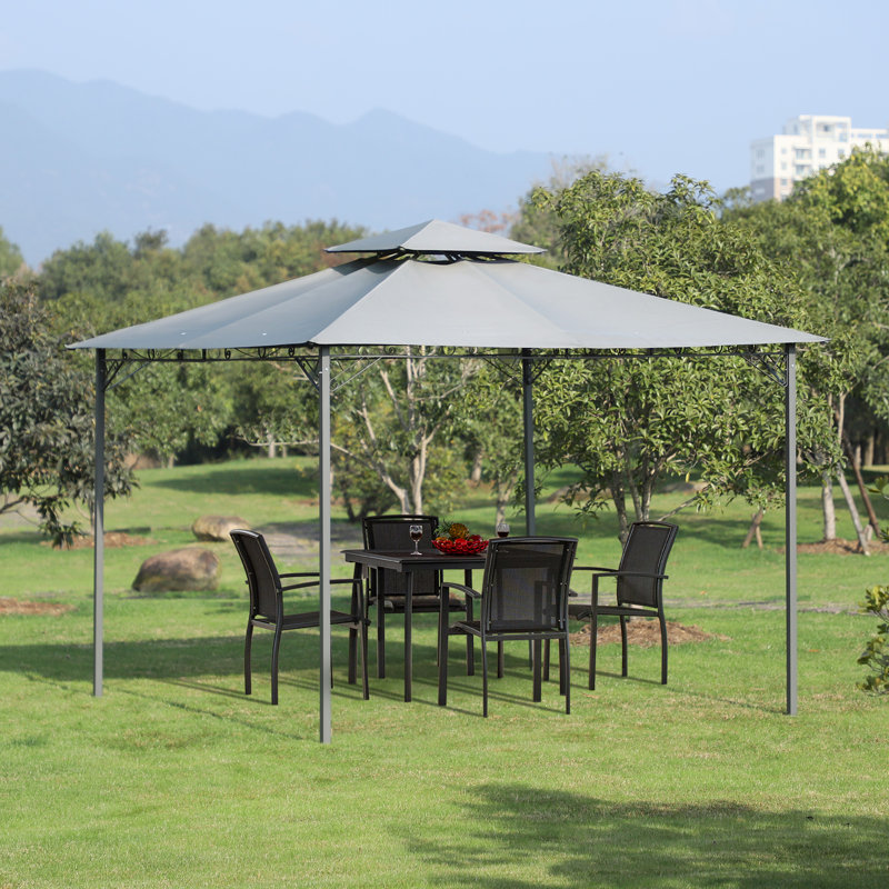 Marquita 3m x 3m Metal Patio Gazebo
