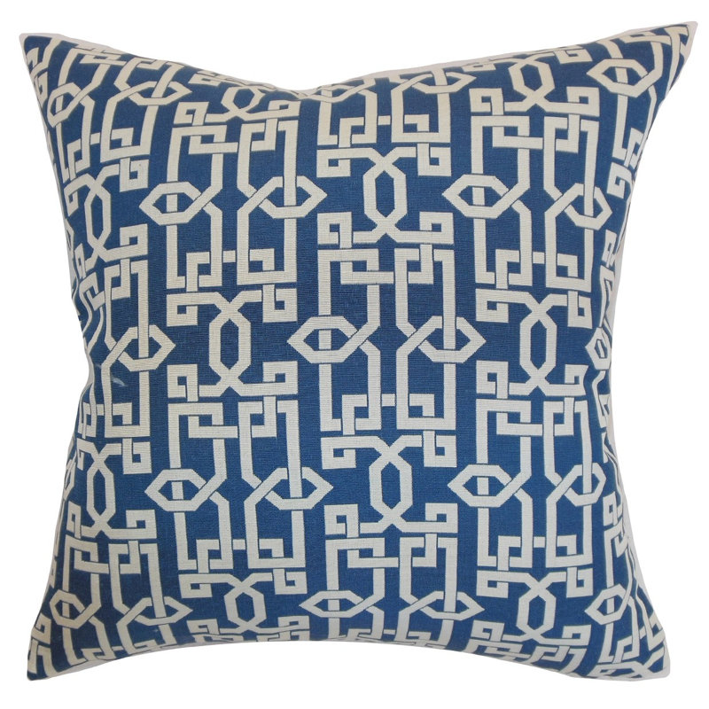 Housse de coussin en coton géométrique cananea, 20 po x 20 po