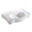 The Renovators Supply Inc. 19'' White Porcelain Rectangular Bathroom Sink with Overflow