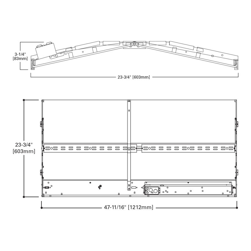 Encounter Troffer Ceiling Light, 3500, 4500