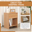 29.5cm W Manufactured Wood Bedside Table