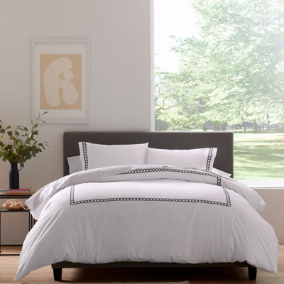 Clean Design Home 100% Cotton 400 Thread Count Down Alternative Comforter Set