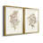Twig Study I - Matted and Framed Under Acrylic Glass, Set of 2, Large Living Room Wall Art-527342616-527342619