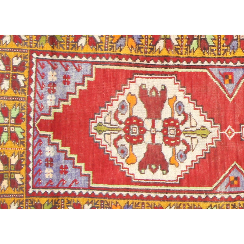 Runner One-of-a-Kind 2'11" X 10'1" 1960s Runner Wool Area Rug in