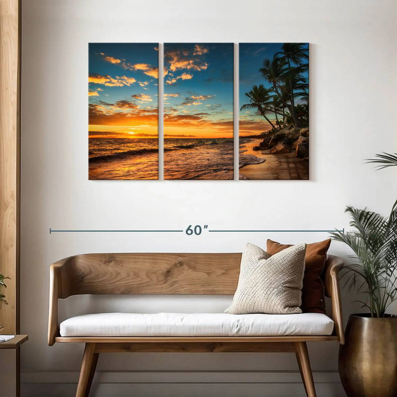 Sunset Gillard Scene, 28" H x 45" W