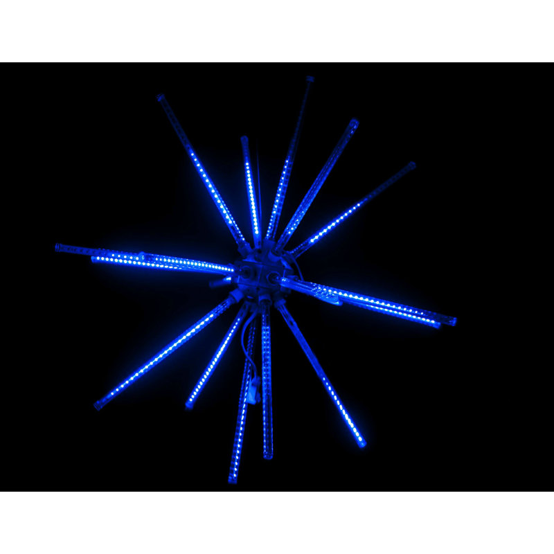 Décor de fenêtre lumineux, Bleu