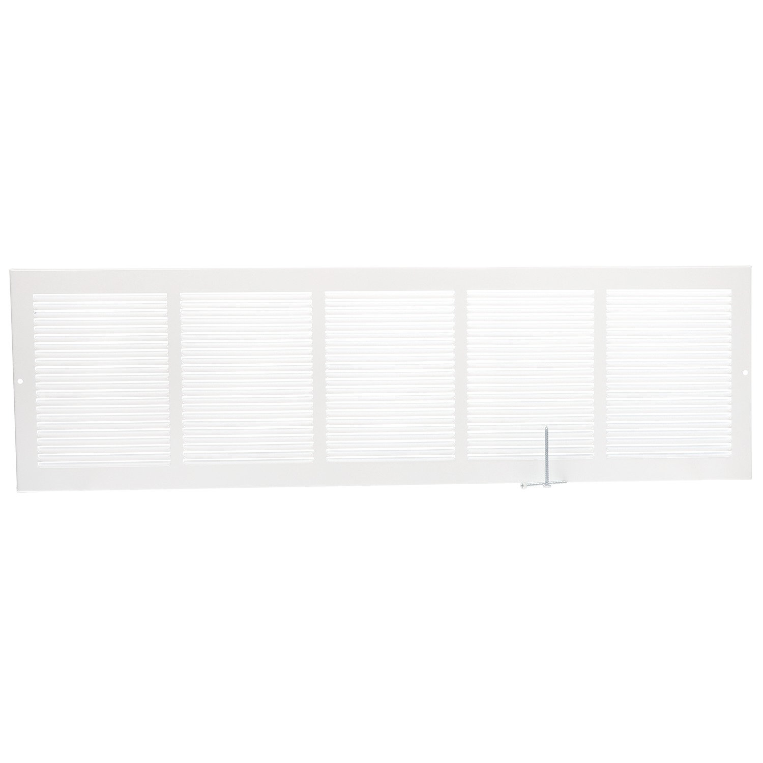 Imperial White Steel Baseboard Vent Cover Wayfair Canada