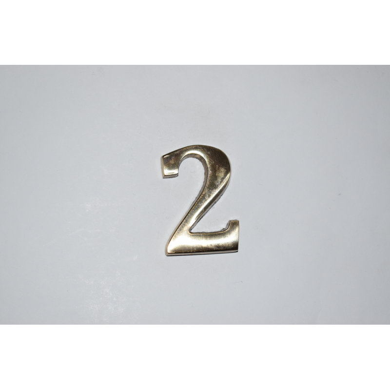 Tyonna 10cm H Metal House Number, 2