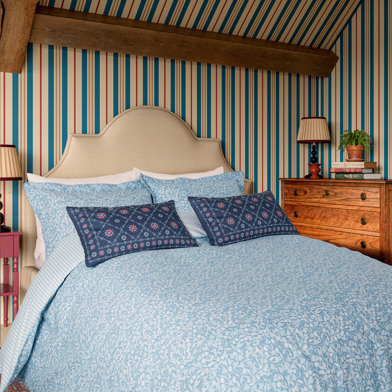 Fruity Ditsy Cotton Duvet Cover Set, Super King Duvet Cover + 2 Pillowcases
