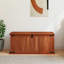 Coffre de rangement Lewes vidaXL, coffre de rangement en bois d'acacia massif avec deux poignées latérales, conception verrouillable, armoire de rangement fabriquée à la main avec plateau plat stable, table de rangement-1281459237