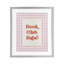 «Book Club Babe Gingham», reproduction encadrée sous verre, conception de Nadia Hassan-1118264856-1118264860