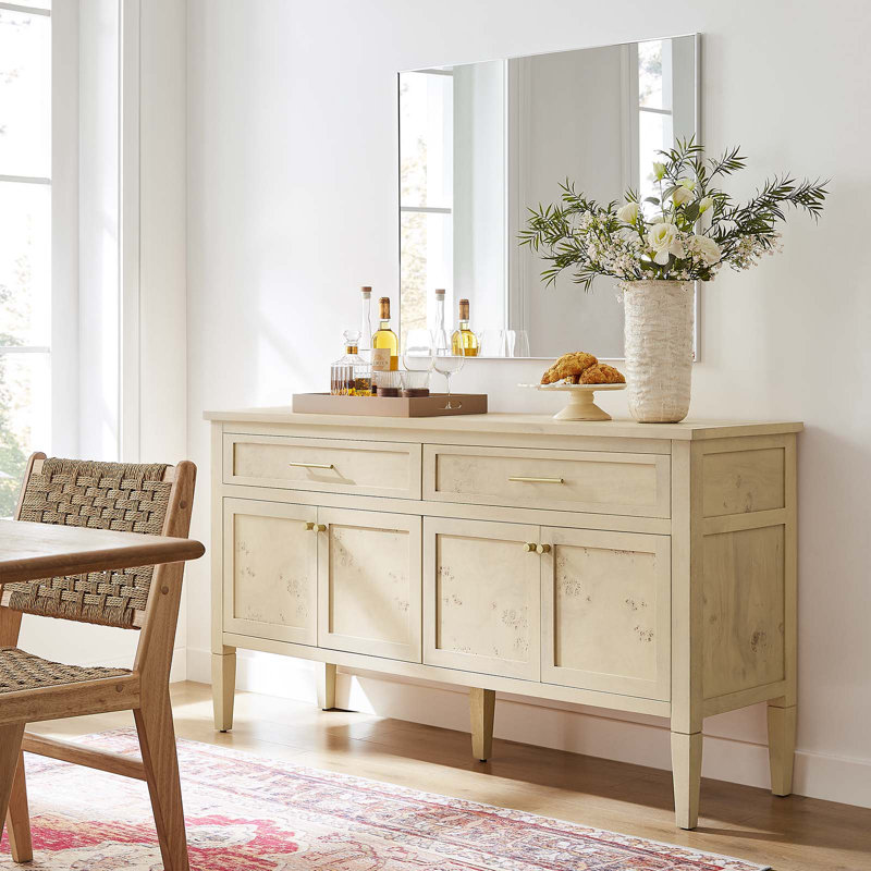 Buffet 62 "Modway Elysian, Bois madré blanchi