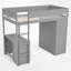 Lit mezzanine avec bureau intégré et garde-robe-1425028466-1425028467