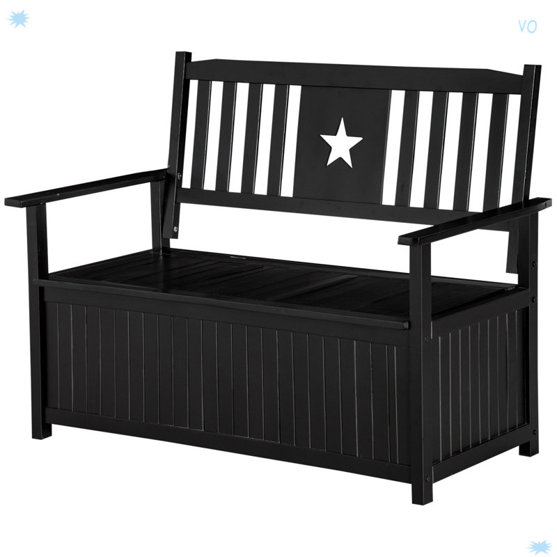 Banc de rangement extérieur pour patio