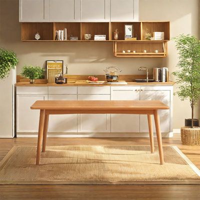 Mayar Cherry Solid Wood Dining Table