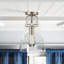 Plafonnier simple semi-encastré en forme de dôme à 1 lumière 8 po Borgen-180880136-180880130-235451008