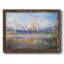 «Vétheuil In The Fog» par Monet, reproduction d'art encadrée sur toile par J Paul-994503326-994503315