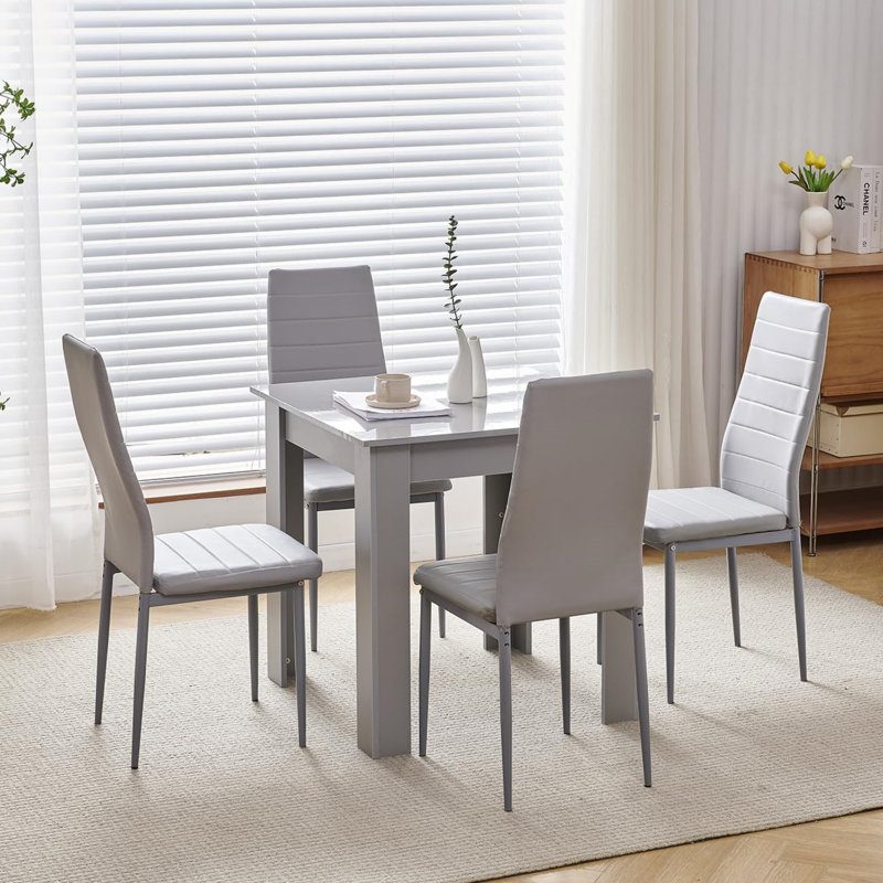 4 - Person Dining Set, Grey