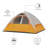Tent for Family Camping, Hiking and Backpacking | Dome Camp Tents with Included Tent Gear Loft for Outdoor Accessories