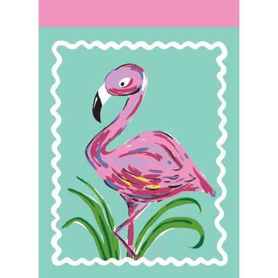 Polyester à 2 côtés 18 x 13 po drapeau de jardin