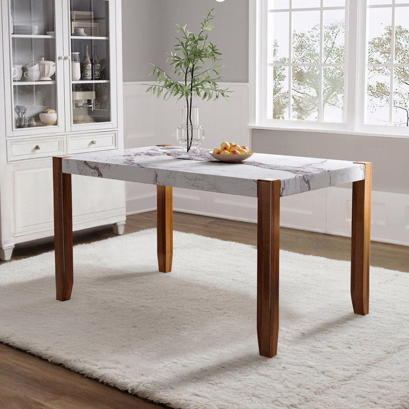 Table de salle à manger moderne 46,5 po