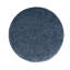 Repose-pieds rond avec capitonnage en chenille avec plateau rabattable - l 15 po x P 15 po x H 15 po-2106124831