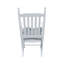 Chaise berçante en bois sans tapis