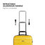 3pc Abs Mustard Yellow Luggage Set