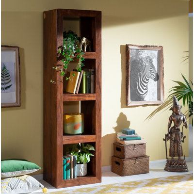 Oxford 174 cm H x 48 cm W Solid Wood Room Divider Bookcase