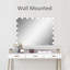Miroir mural lumineux sans cadre Evaney