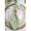 Linen Striped Square Napkin-2084327820